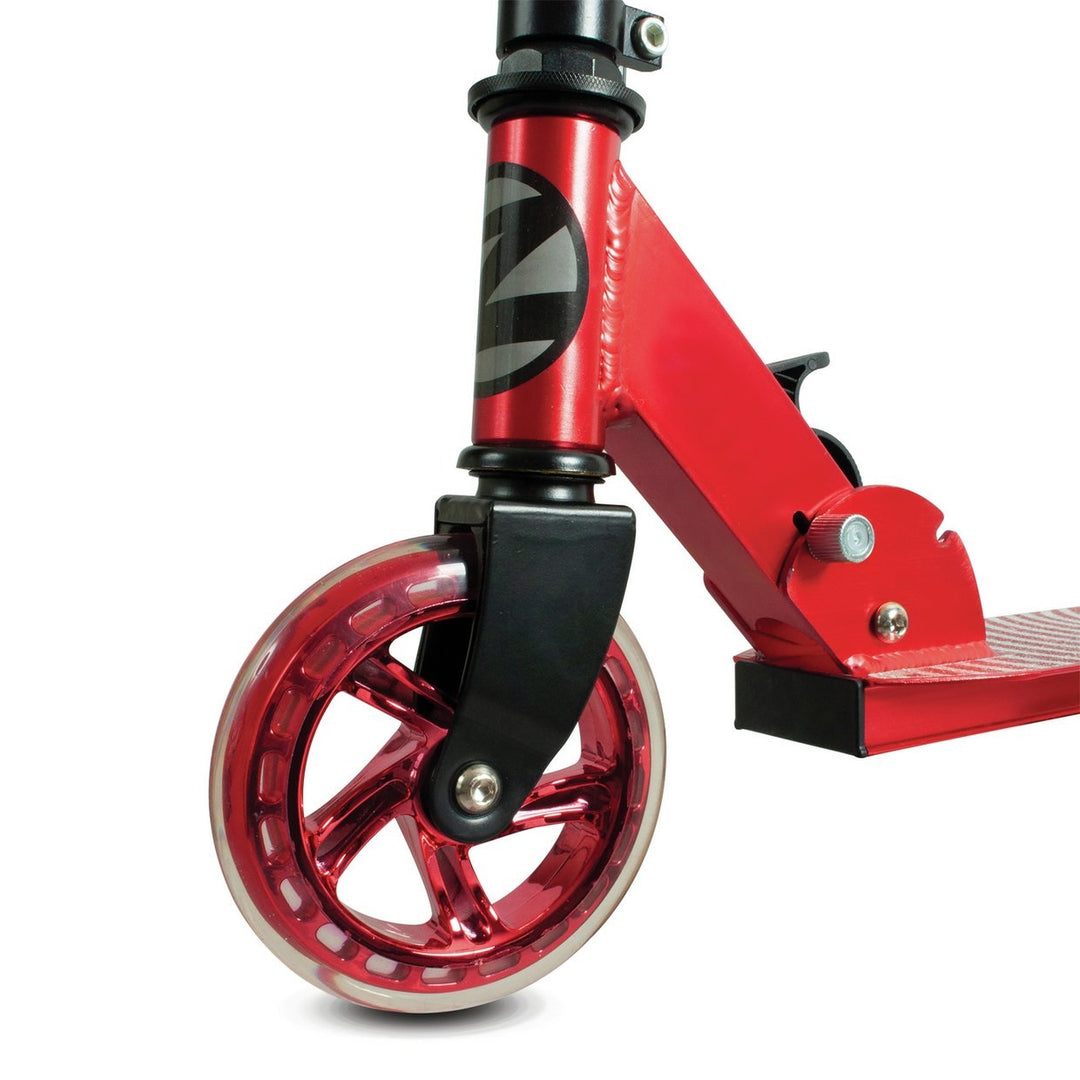 Zinc Identity Aluminium Folding Scooter - Red