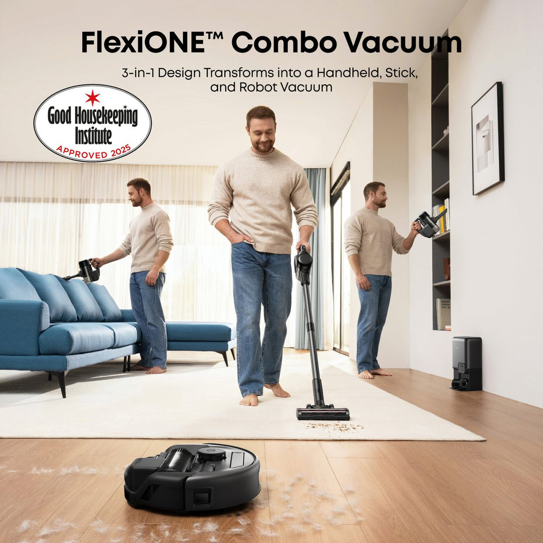 eufy E20 3-in-1 Robot Vacuum Cleaner with Cordless Stick &amp; Handheld