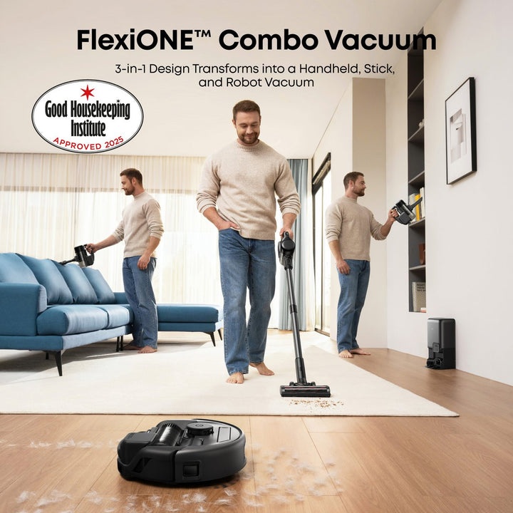 eufy E20 3-in-1 Robot Vacuum Cleaner with Cordless Stick &amp; Handheld