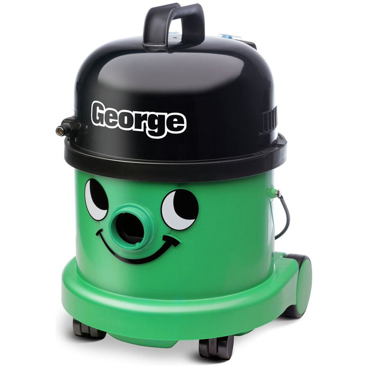 George GVE370 Wet and Dry Cylinder Vacuum Cleaner - Green