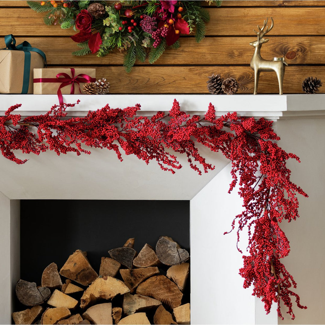 Habitat Red Berry Christmas Garland