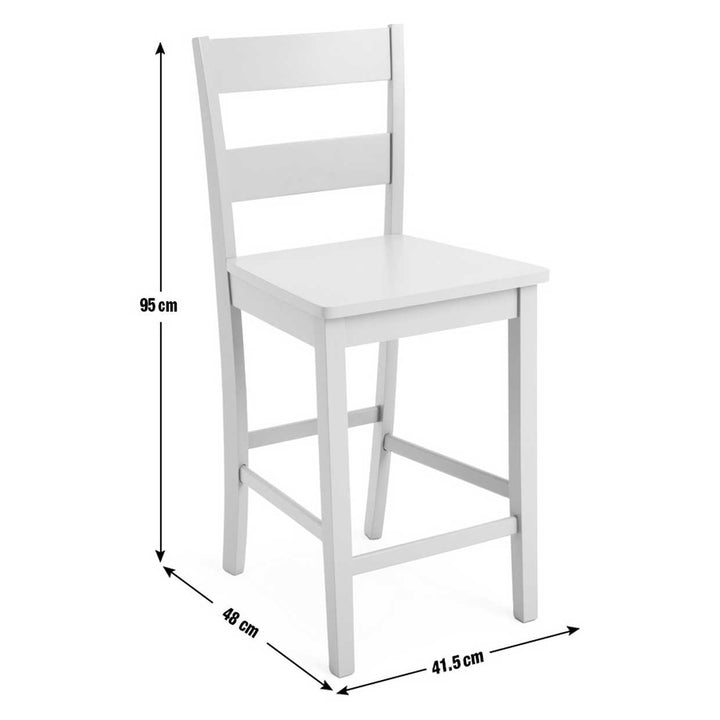 Home Chicago Bar Stool - Off White