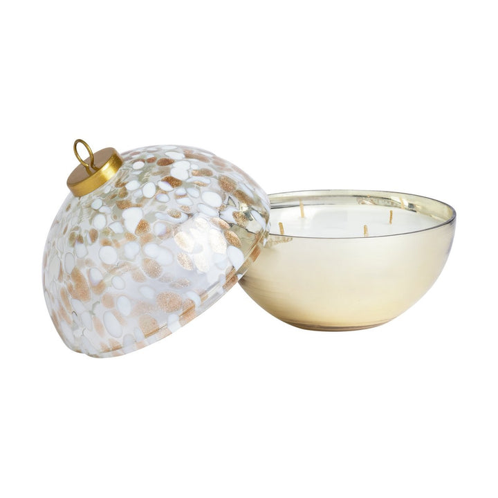 Home Gold Large Bauble Candle - Christmas Spice