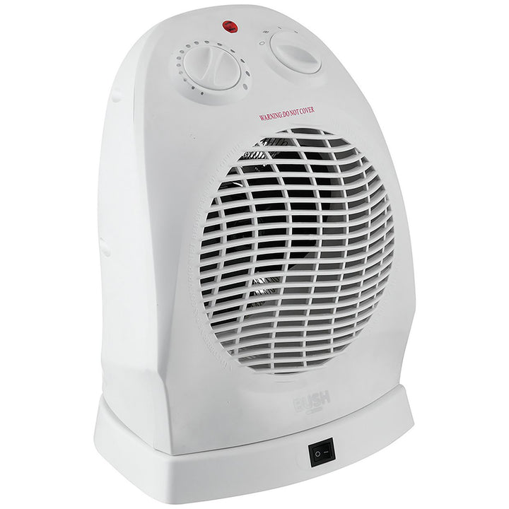 Bush 2.4kW Upright Oscillating Fan Heater
