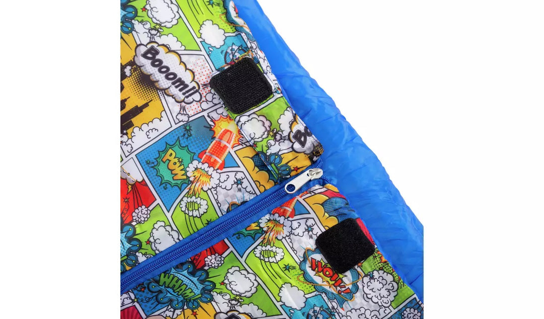 Pro Action Kids Comic Book Enveloper Sleeping Bag