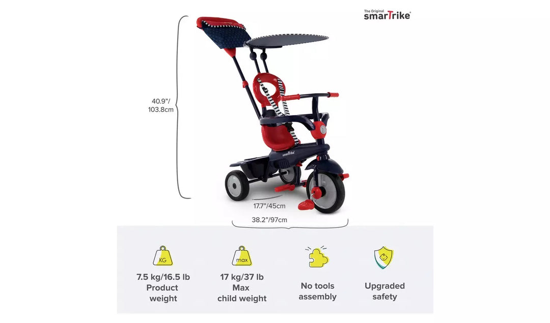 SmarTrike Vanilla 4 in 1 Trike - Navy