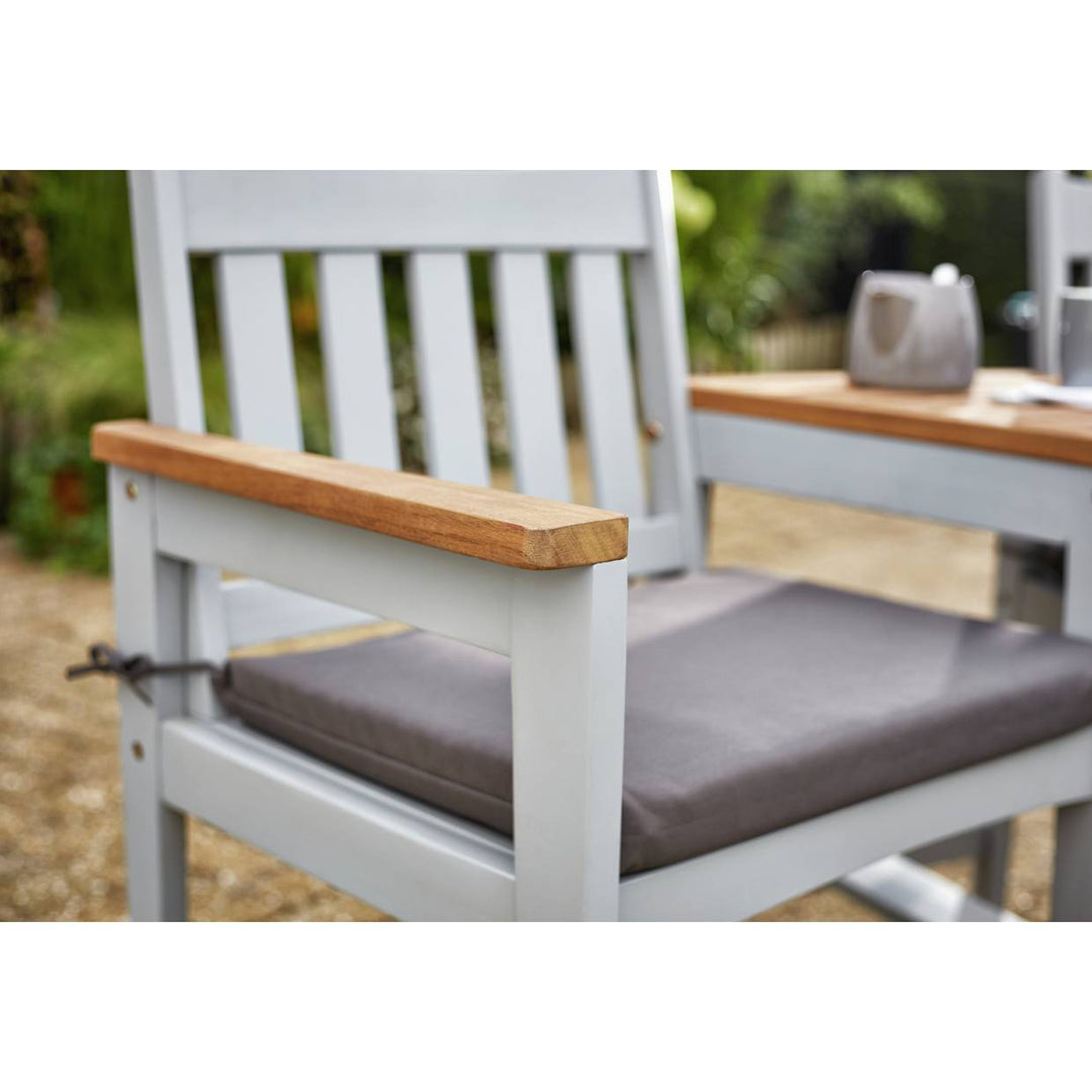 Home Wooden Garden Love Seats - Grey