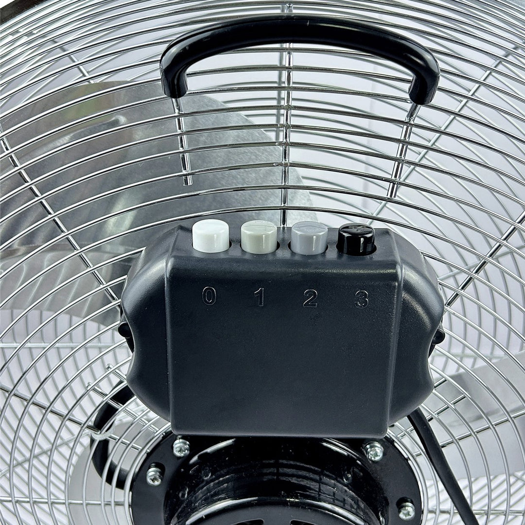 Challenge Chrome Tilt Floor Fan - 18 Inch
