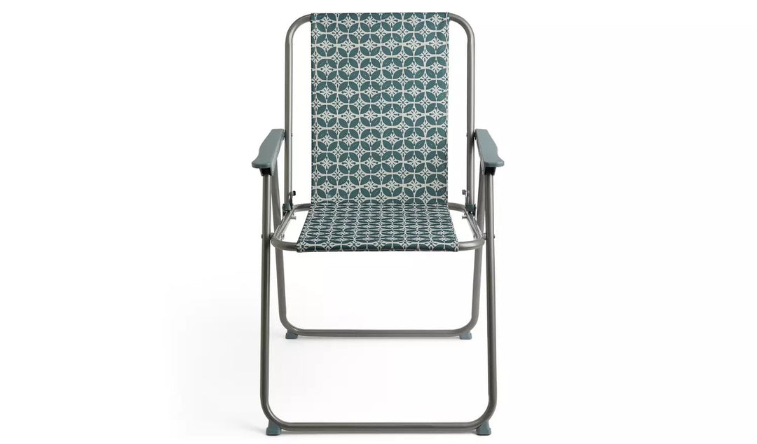 Habitat Folding Garden Chair - Blue