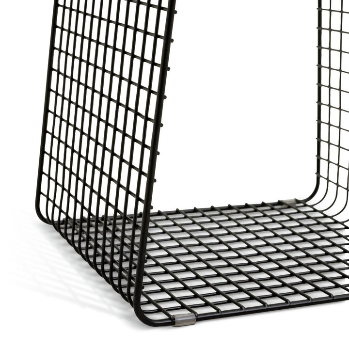 Habitat Cal Metal Bedside Table - Black