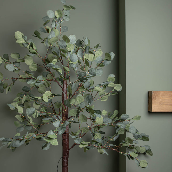 Samuel Alexander 6ft Light Up Eucalyptus Christmas Tree with 360 Warm White LEDs