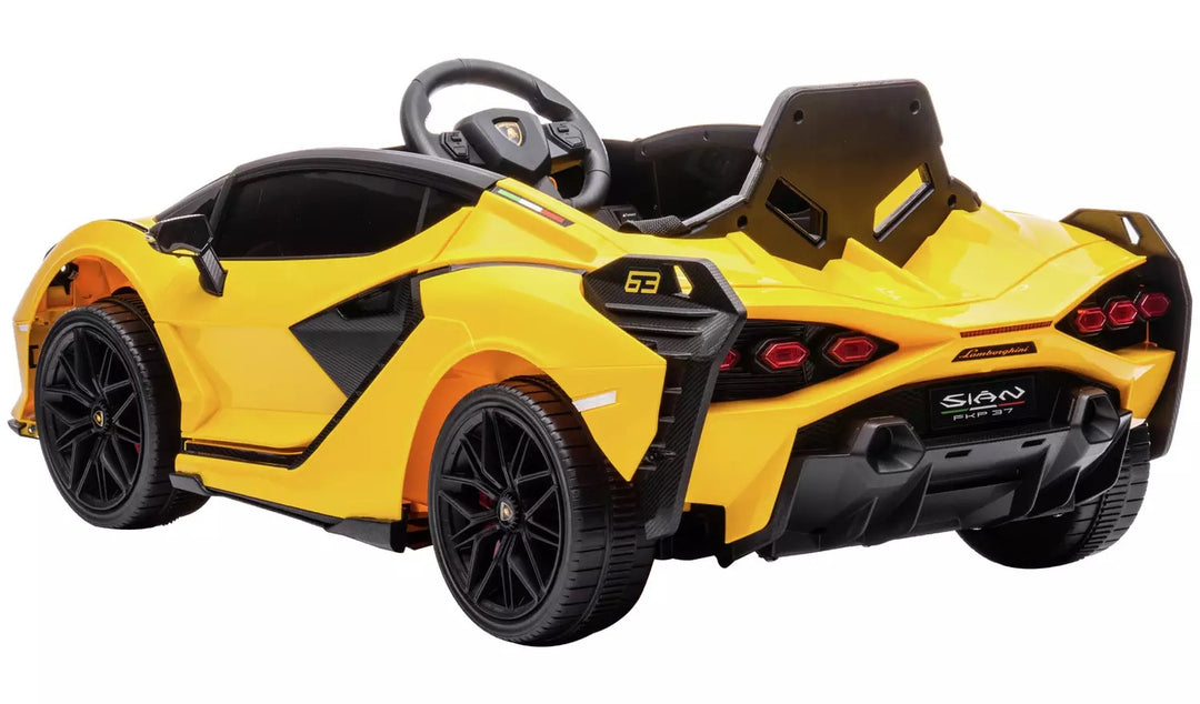 Hyper Lamborghini Sian 12V Powered Vehicle - Yellow