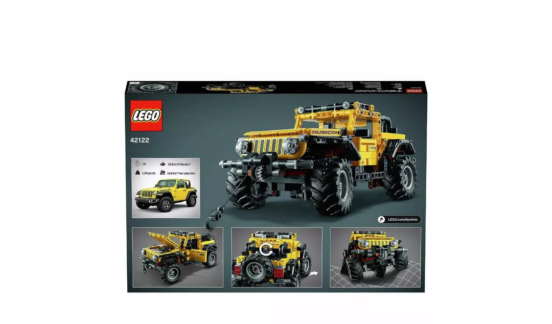 LEGO Technic Jeep Wrangler Rubicon Toy Car 42122