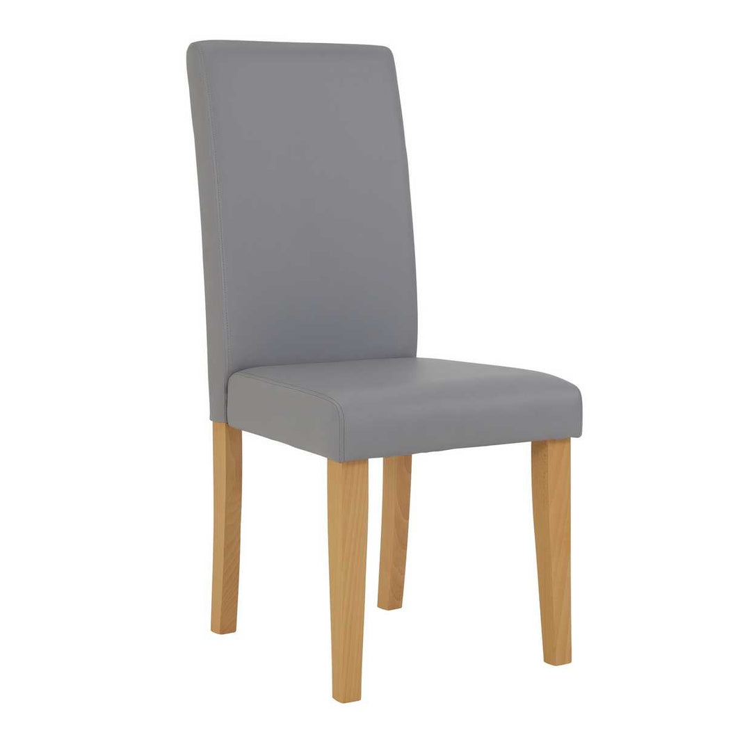 Home Pair of Midback Dining Chairs - Grey