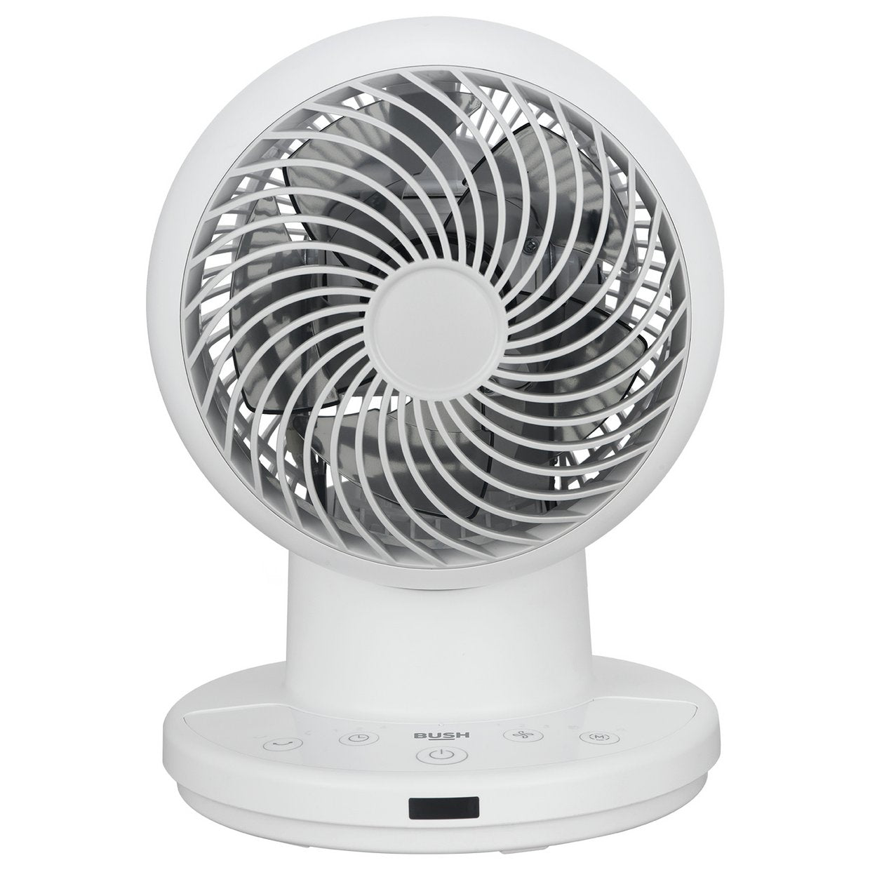 Bush 6 Inch White Desk Fan with Remote Control