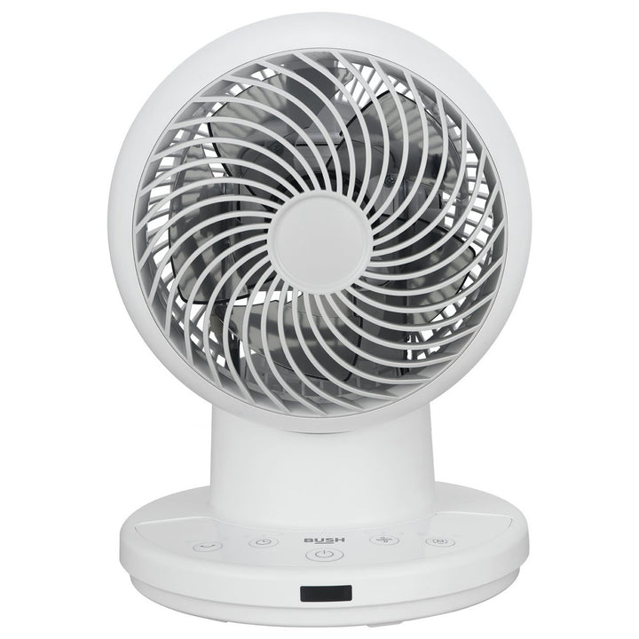 Bush 6 Inch White Desk Fan with Remote Control
