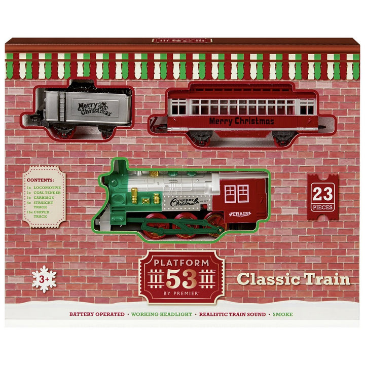 Premier Decorations Platform 53 Train Track Set - 23 Pieces