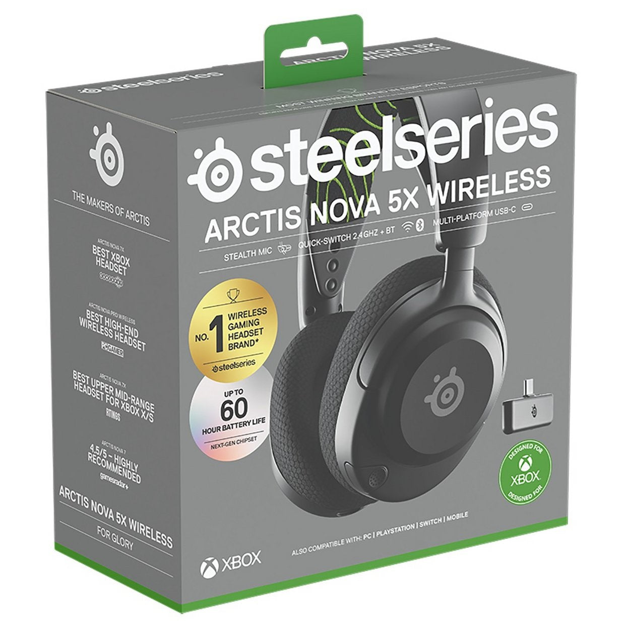 SteelSeries Arctis Nova 5X Xbox,PC,PS5,Switch Gaming Headset – GED