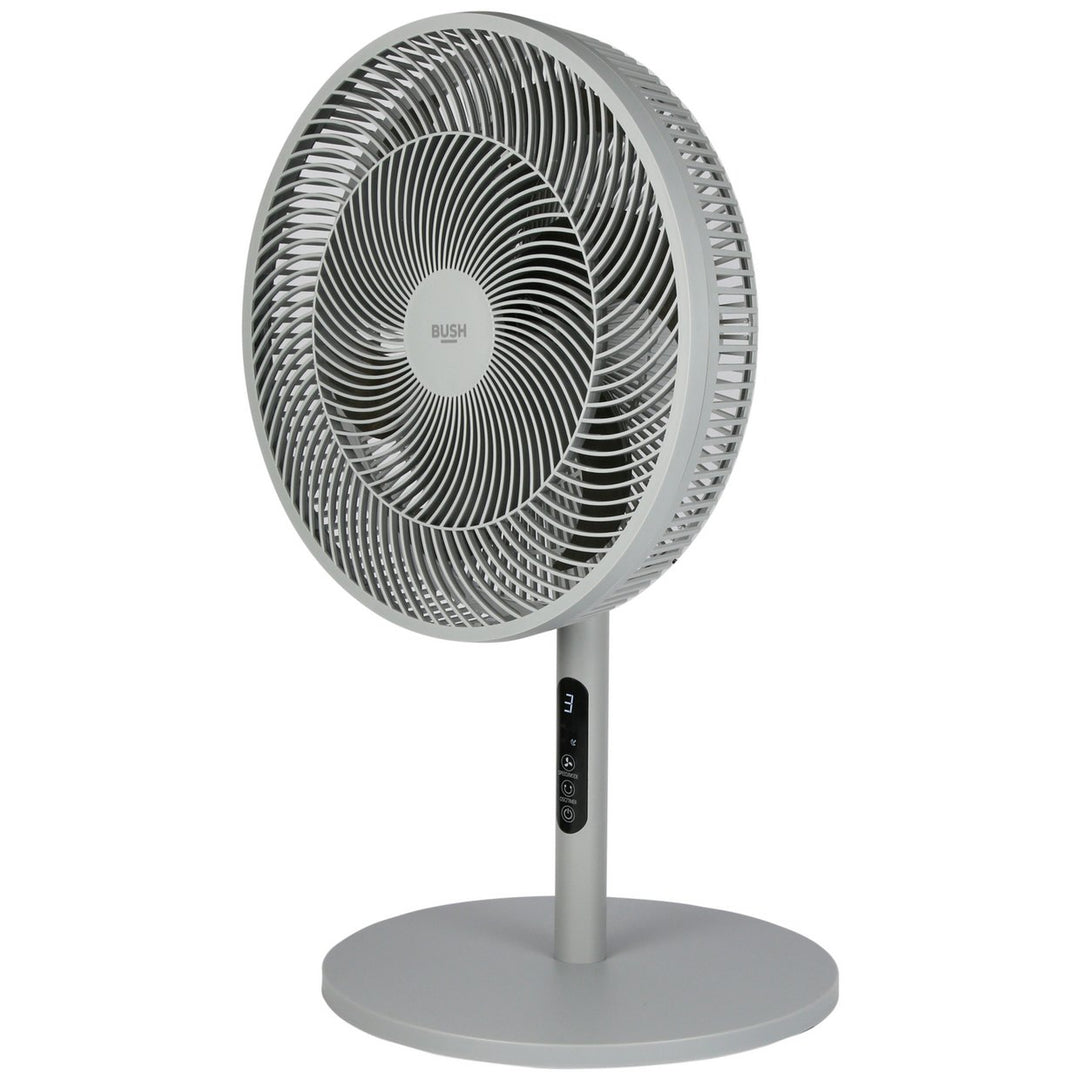 Bush Grey Pedestal/Desk Fan with Remote Control - 16 Inch