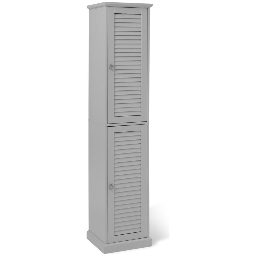 Home Le Marais Louvered Tallboy - Grey