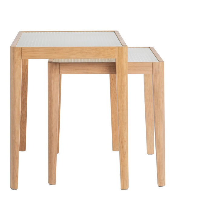 Habitat Camellia Nest of 2 Tables - Natural