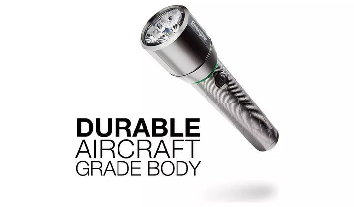 Energizer Vision HD Rechargeable 1000 Lumen LED Metal Torch