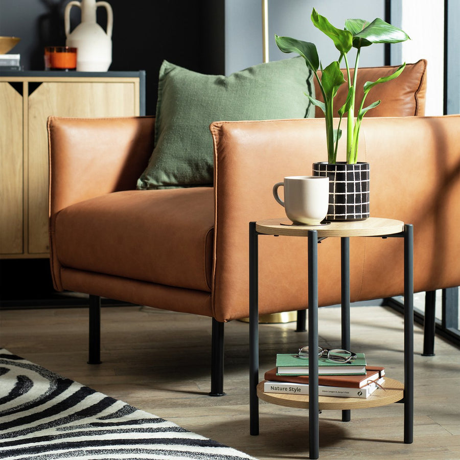 Habitat Loft Living Side Table - Oak
