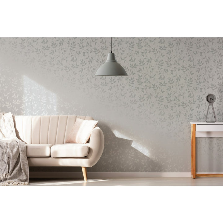 Graham and Brown Milan Trail Silver Wallpaper