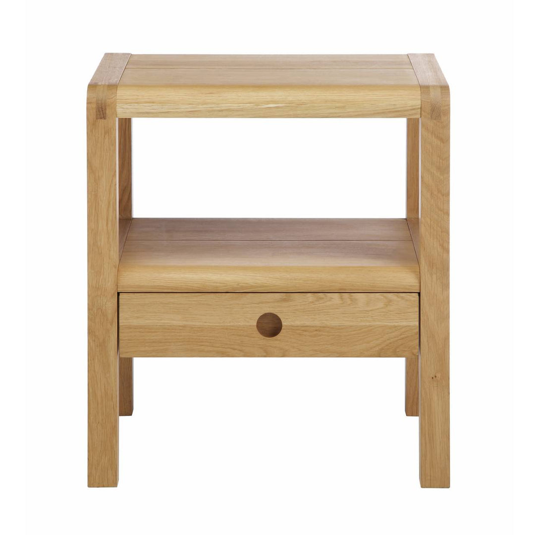 Habitat Radius 1 Drawer Bedside Table - Oak