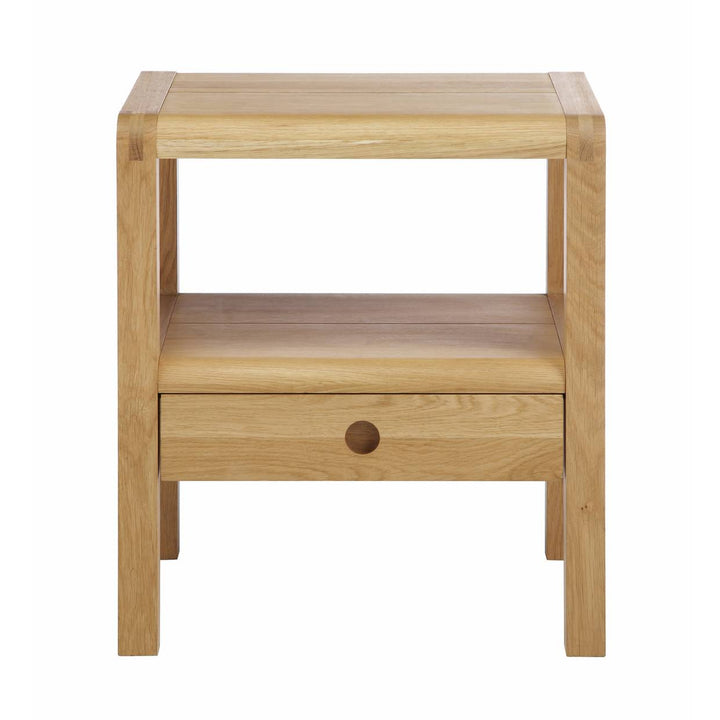 Habitat Radius 1 Drawer Bedside Table - Oak