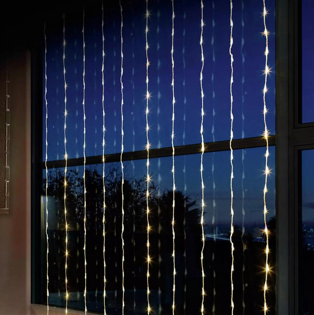 Premier Decorations Warm White Christmas Window Lights - 240 LED's