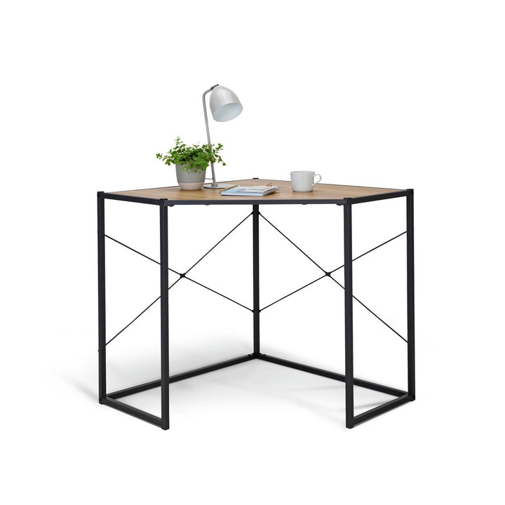 Habitat Loft Living Corner Office Desk - Light Oak Effect