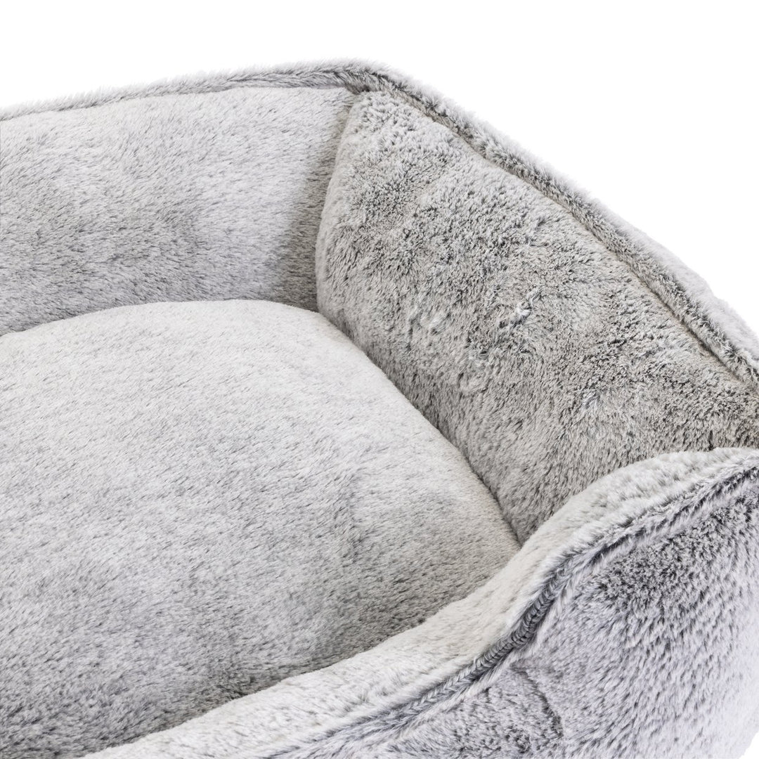 Plush Dog Box Bed Size Large