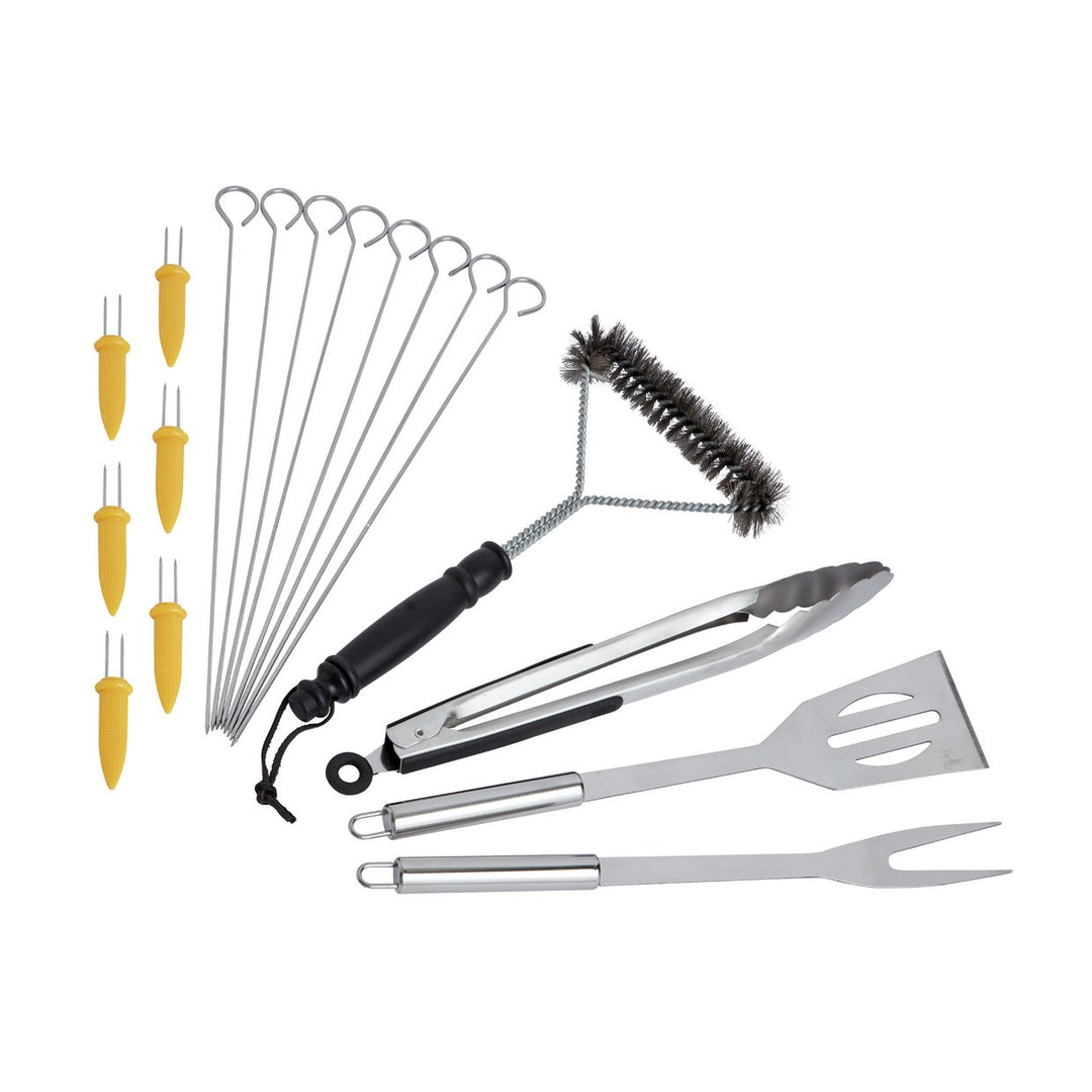 Home 18-Piece Stainless Steel BBQ Accessory Set