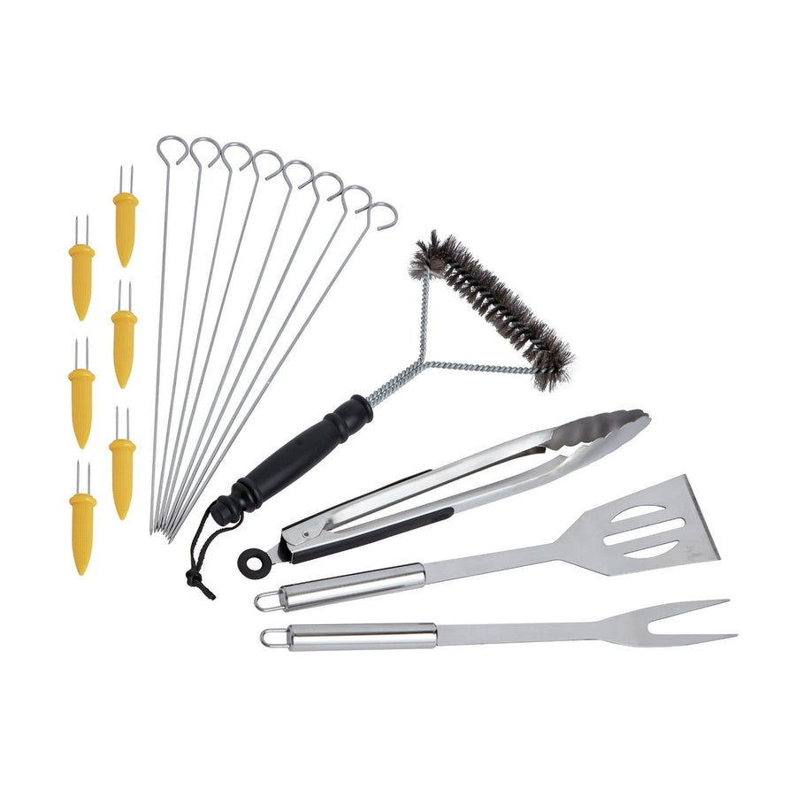 Home 18-Piece Stainless Steel BBQ Accessory Set