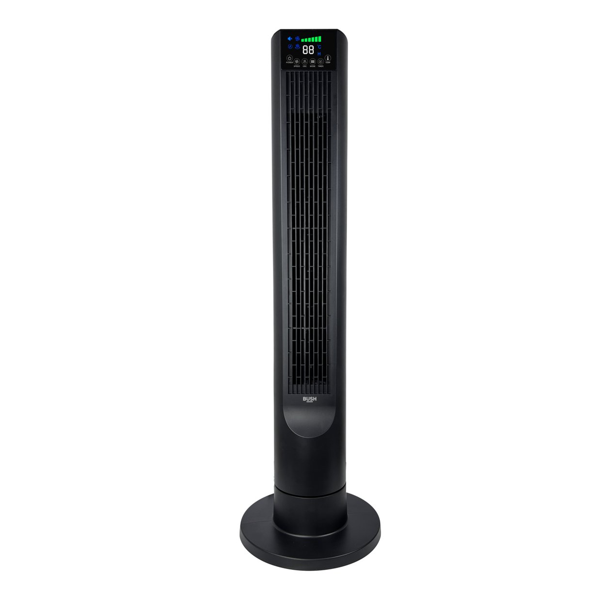 Bush Digital Screen Black Tower Fan (No Remote)