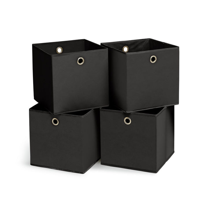 Home Set of 4 Squares Plus Boxes - Black