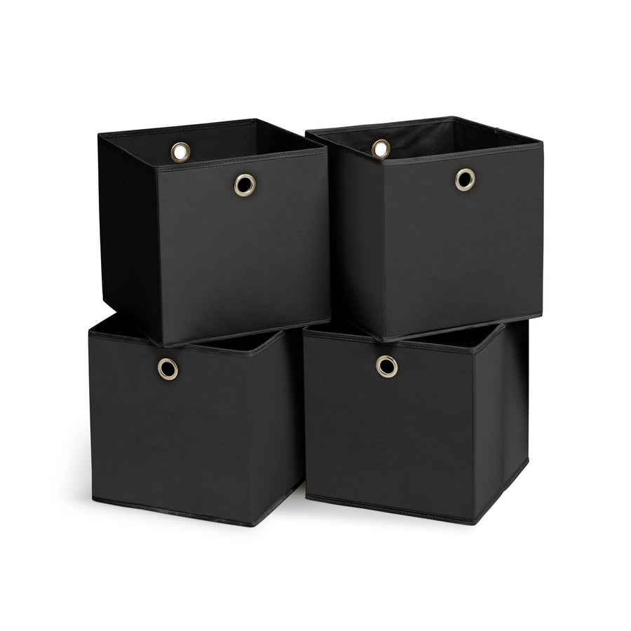 Home Set of 4 Squares Plus Boxes - Black