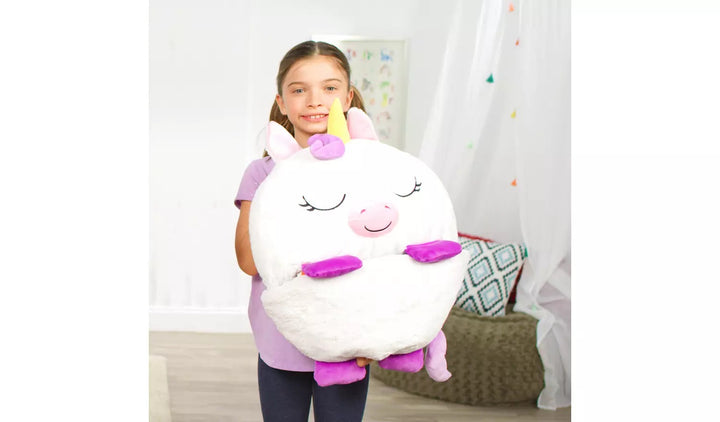 Happy Nappers 280 GSM White Unicorn Large Sleeping Bag