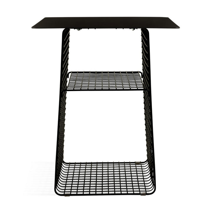 Habitat Cal Metal Bedside Table - Black
