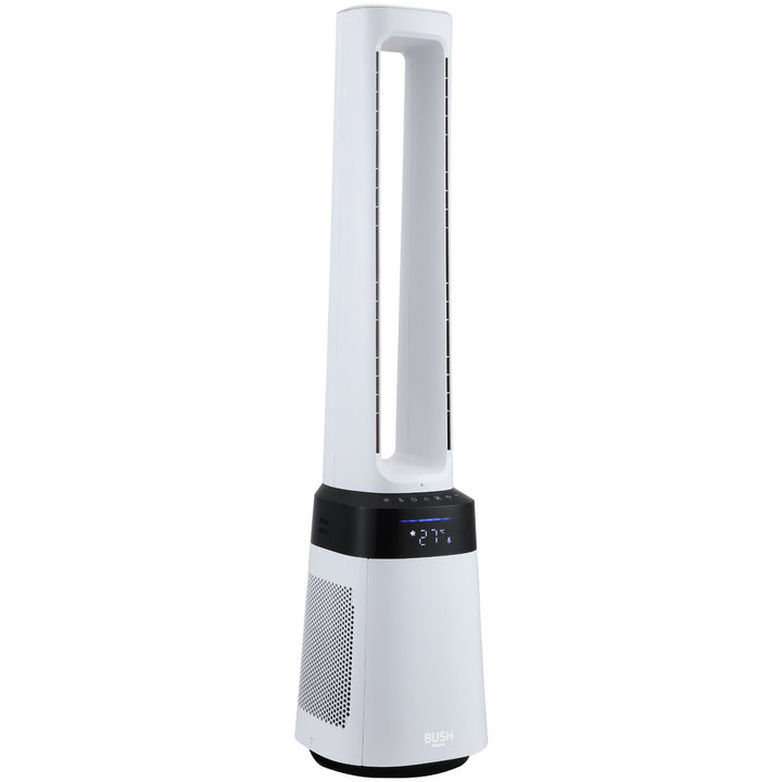 Bush Bladeless 2-in-1 Fan and Air Purifier - Black &amp; White