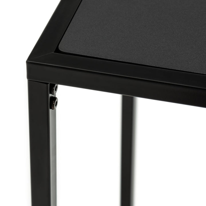 Habitat Loft Living C Shape End Table - Black