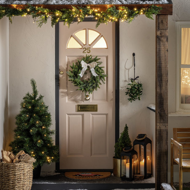 Habitat Pine And Eucalyptus Christmas Wreath