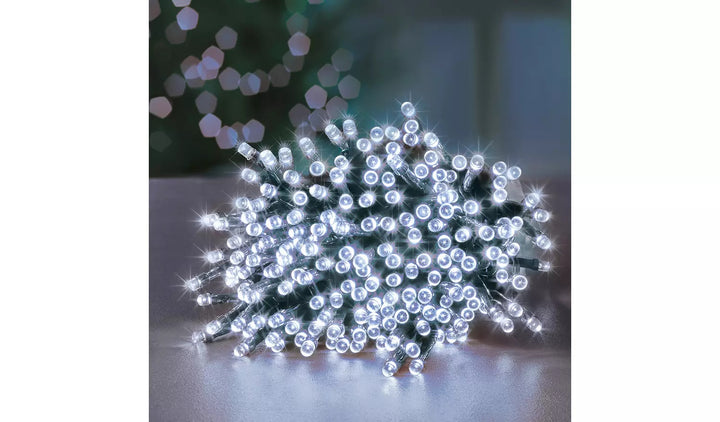 Premier Decorations 1000 White LED Christmas Tree Lights