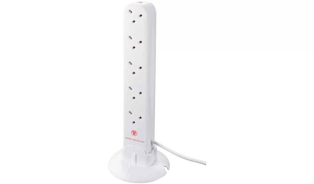 Masterplug 10 Socket Surge Protected Extension Lead - 4m 
