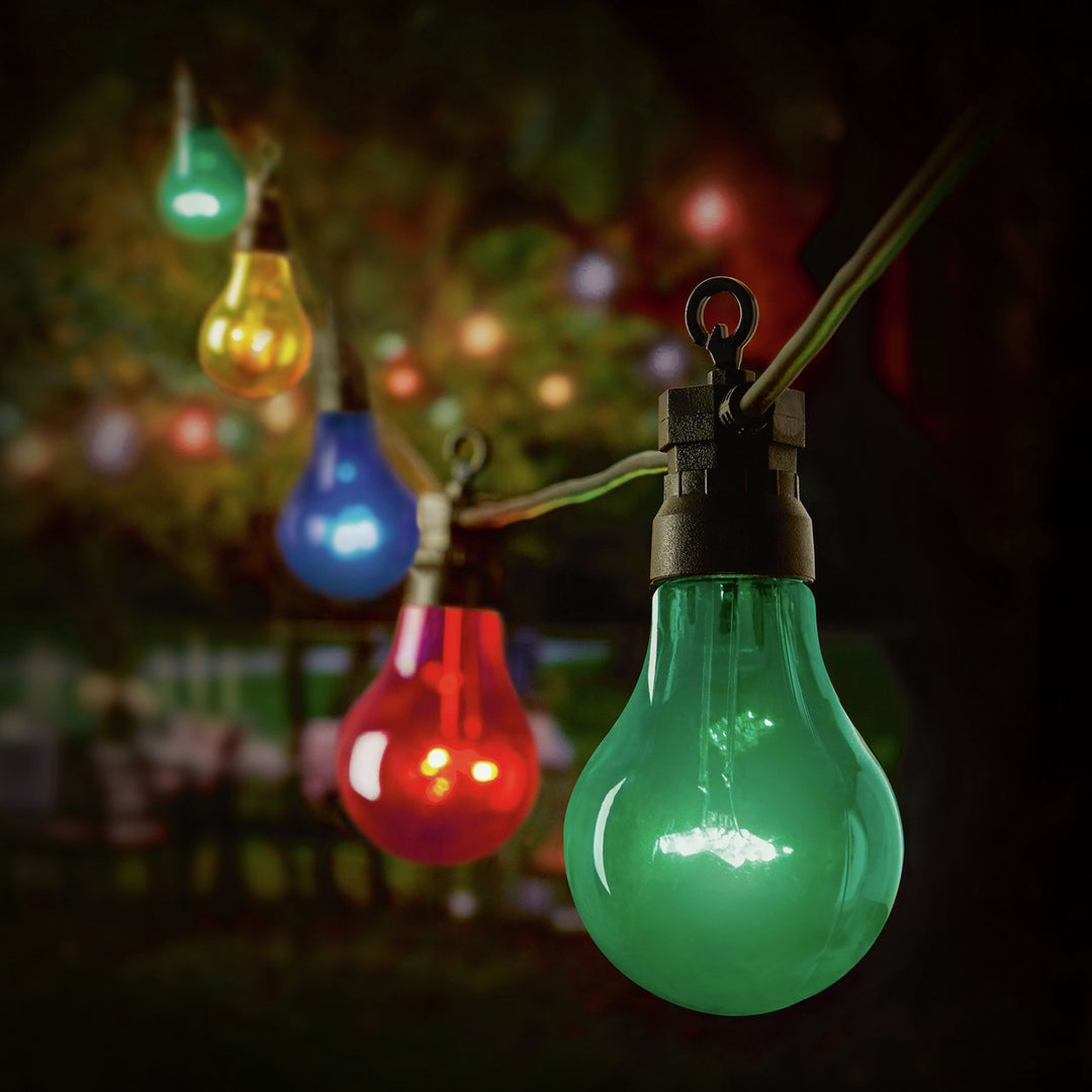 Premier Decorations 20 Multicoloured Festoon String Lights