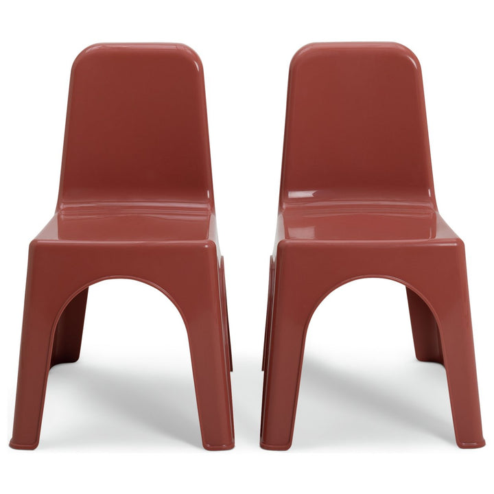 Bica Kids Set of 2 Red Plastic Chairs