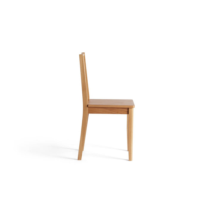 Habitat Nel Pair of Solid Wood Spindle Chair - Natural