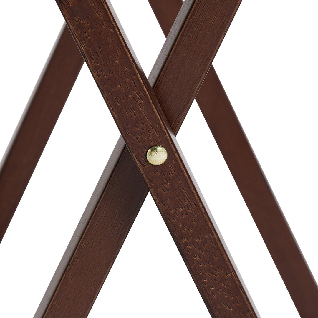 Home Single Folding Tray Table - Walnut