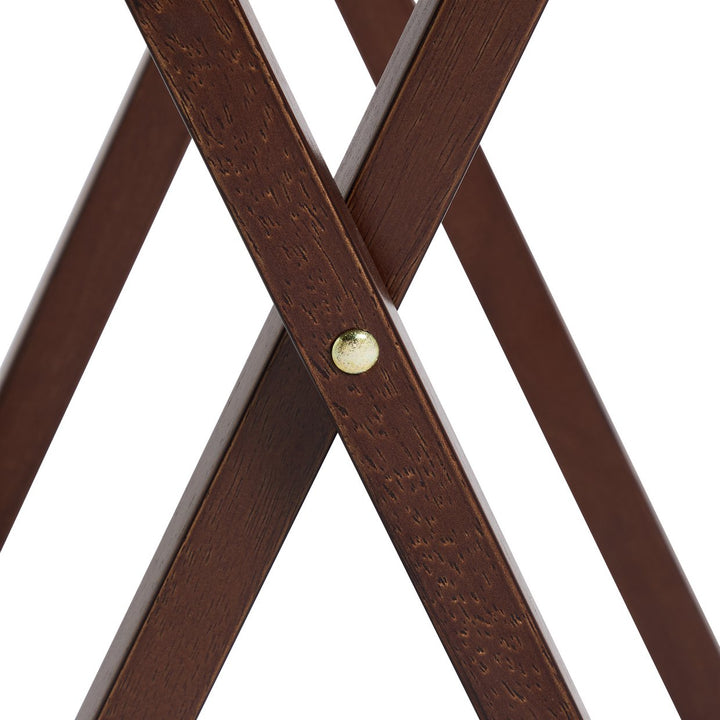 Home Single Folding Tray Table - Walnut